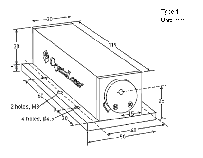 Laser Head Physical Dimension